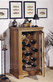 OAK's 60 wine bottles cabinet