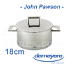 Saucepan Demeyere JOHN PAWSON luxe design series with 18cm diameter  all fire including INDUCTION - stainless steel 