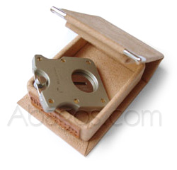 Cigar cutters with spring blade, cigar cutter Maserin, full stainless steel version