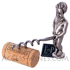 Etain et Prestige Manneken-Pis corkscrew