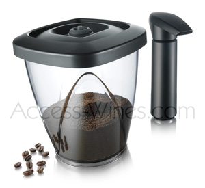 VACUVIN - Vacuum coffee saver box