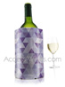 VACUVIN RAPID ICE WINE COOLER for wine bottles  PURPEL DIAMOND d�cor 