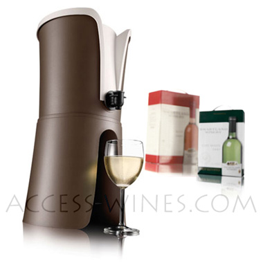 VACUVIN Wine Tender, Rapid-ice Wine Tender for Bag-in-Box wines - cubitainers
