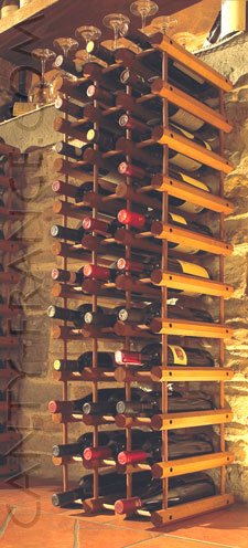 CANTY Bottle rack with Casters: cellars arrangement