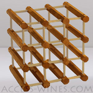 CANTY Wine racks: Cherry with natural dowels