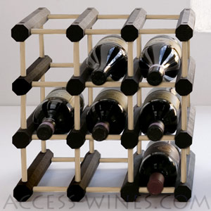 CANTY Wine racks: Wenge with natural dowels