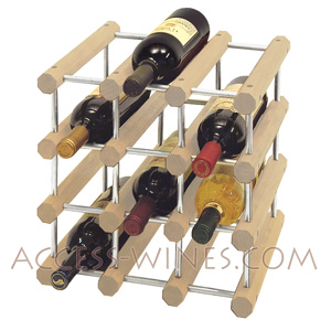 CANTY Luxury Wine racks: Natural-ALUMINUM