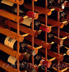 CANTY Bottle rack with Casters: cellars arrangement