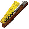 Traditional waiter´s friend Luxe KNOTTY WALNUT lackered with bottle opener  treaded and teflon coverred screw 