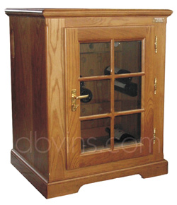 OAK's 41 wine bottles cabinet