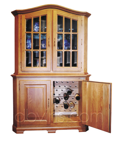 OAK's 86 wine bottles cabinet