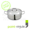 Professional stainless steel Pot 16cm - all fire including INDUCTION - Point-Virgule brand 