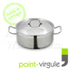 Faitout professionnel 18cm acier Inox - tous feux dont INDUCTION - marque Point-Virgule 