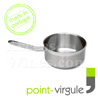 Professional stainless saucepan/pan 16cm - all fire including INDUCTION - Point-Virgule brand 