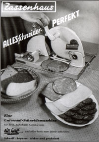 Zassenhaus - Bread slicing machine manually