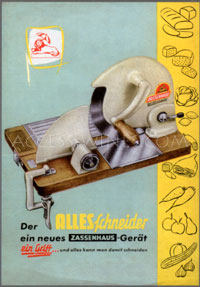 Zassenhaus - Bread slicing machine manually