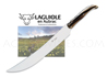 Champagne Saber Laguiole en Aubrac with TIP HORN handle and wood case 