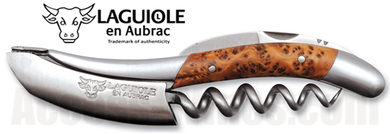Laguiole en Aubrac corkscrew juniper handle