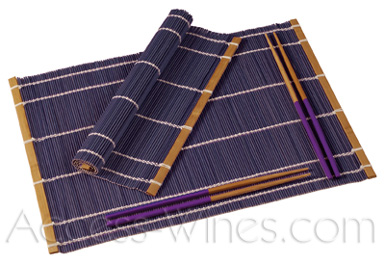 Bamboo placemats set