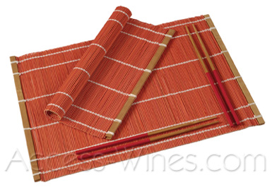 Bamboo placemats set