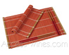 Bamboo placemats set RED for 2 persons with 2 pairs of matching chopsticks  brand THYPHOON - sets: 40x30cm and chopsticks: 27cm 