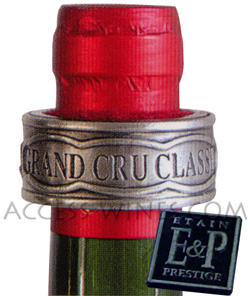 GRAND CRU CLASS Etain et Prestige collier de BACCHUS anti-goutte