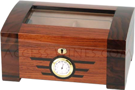 Passatore glass humidors, Humidor Passatore suitable for +/-50 cigars