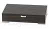 Humidor (+/- 50 cigars) - Macassar Ebony imitation finished furnished with humidifier and hygrometer 