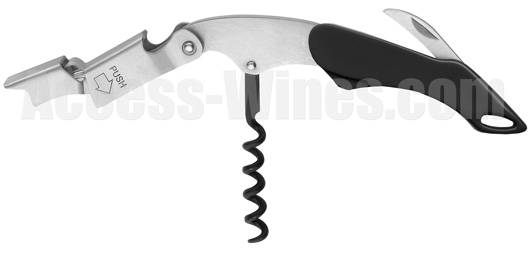 BLACK COUTALE double step lever waiter corkscrew