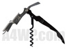 INNOVATION - Two steps waiter corkscrew -BLACK- screw with teflon 