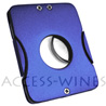 Synchro NICE CREDO cigar cutter - Ø 20,5mm - BLUE colored with black leather sheath 