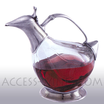 Etain et Prestige Duck decanter