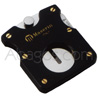 Coupe-cigare � guillotine � coupe: � 18 mm  marque 'Maserin' finition noire -livr� avec �crin cadeau-
