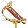 Sabre � Champagne Claude Dozorme KELLERMANN garde dor�e avec socle bois 