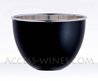 Seau � champagne en �tain - mod�le BLACK Bowl pour 1 bouteille  Orf�vrerie d?Anjou - Collection Intemporelle 