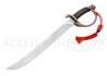Champagne Briquet sword of the sommelier blade 40cm BRONZE handle - Fox cutlery delivered in a white wooden box with an extra wood base 