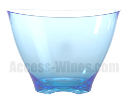 Colored transparent Champagne buckets BLUE