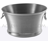 DOUBLE WALLED stainless steel champagne bowl suitable for 6 to 8 bottles 