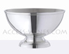 Bright pewter champagne bowl - Prestige model suitable for 3 bottles  Orf�vrerie d’Anjou - Intemporelle collection 