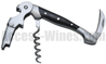 Corkscrew Allegro with two articulated steps - black stamina handles - threaded spins 