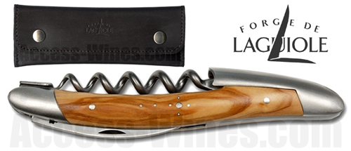 Forge de Laguiole corkscrew Olive wood