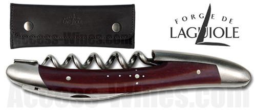 Forge de Laguiole corkscrew Purple Wood