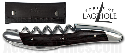 Forge de Laguiole corkscrew stamina black