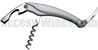 Corkscrew FRUTI - silvered grey ABS handle 