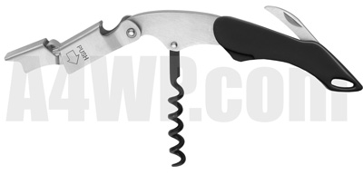 Premium corkscrew with black handle