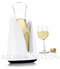 Pichet rafra�chissant VACUVIN BLANC avec �l�ments RAPID ICE carafe 1 litre de contenance pour le VIN BLANC ou ROS� 