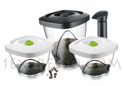 VACUVIN - Vacuum coffee saver box