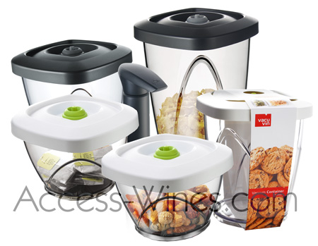 VACUVIN - Vacuum food saver boxes