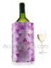 VACUVIN RAPID ICE WINE COOLER for wine bottles  PINK DIAMOND dï¿½cor 