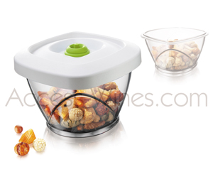 VACUVIN - bote de conservation sous vide /fruits secs/ 